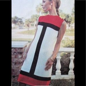 60s inspired shift dress